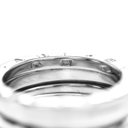Bulgari 18K White Gold B.Zero1 Two-Band Ring 53 6.25 5 of 5