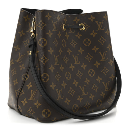 Louis Vuitton Monogram Neonoe MM Black 3 of 10