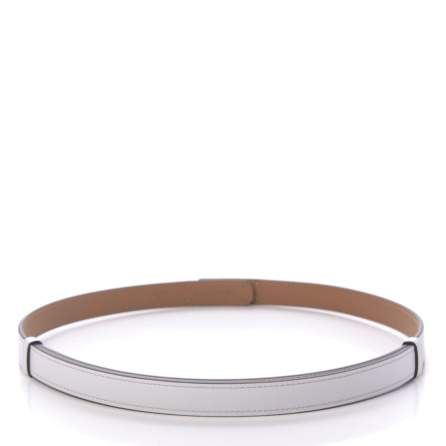 Hermes Epsom Kelly Belt White 2 of 4