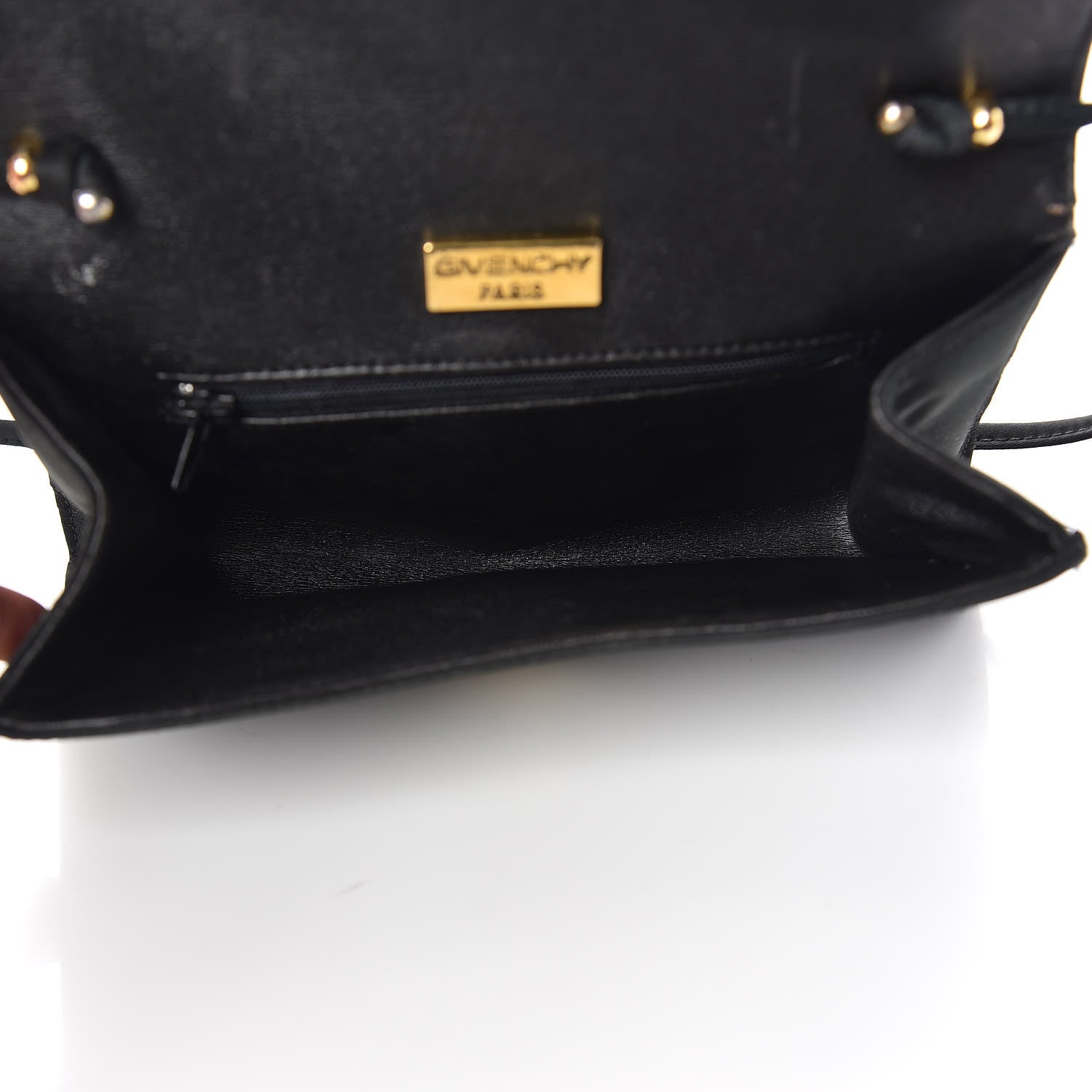 Givenchy Calfskin Satin Emblem Crossbody Black 5 of 11