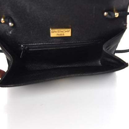 Givenchy Calfskin Satin Emblem Crossbody Black 5 of 11