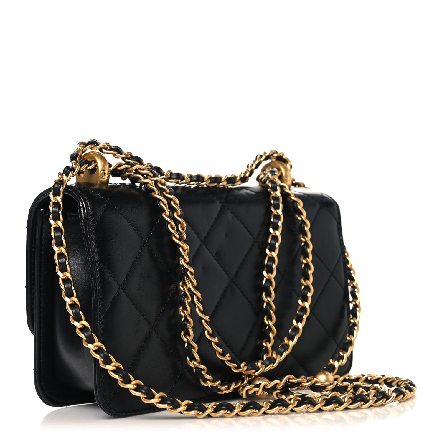 Chanel Calfskin Quilted Mini Perfect Fit Flap Black 3 of 12