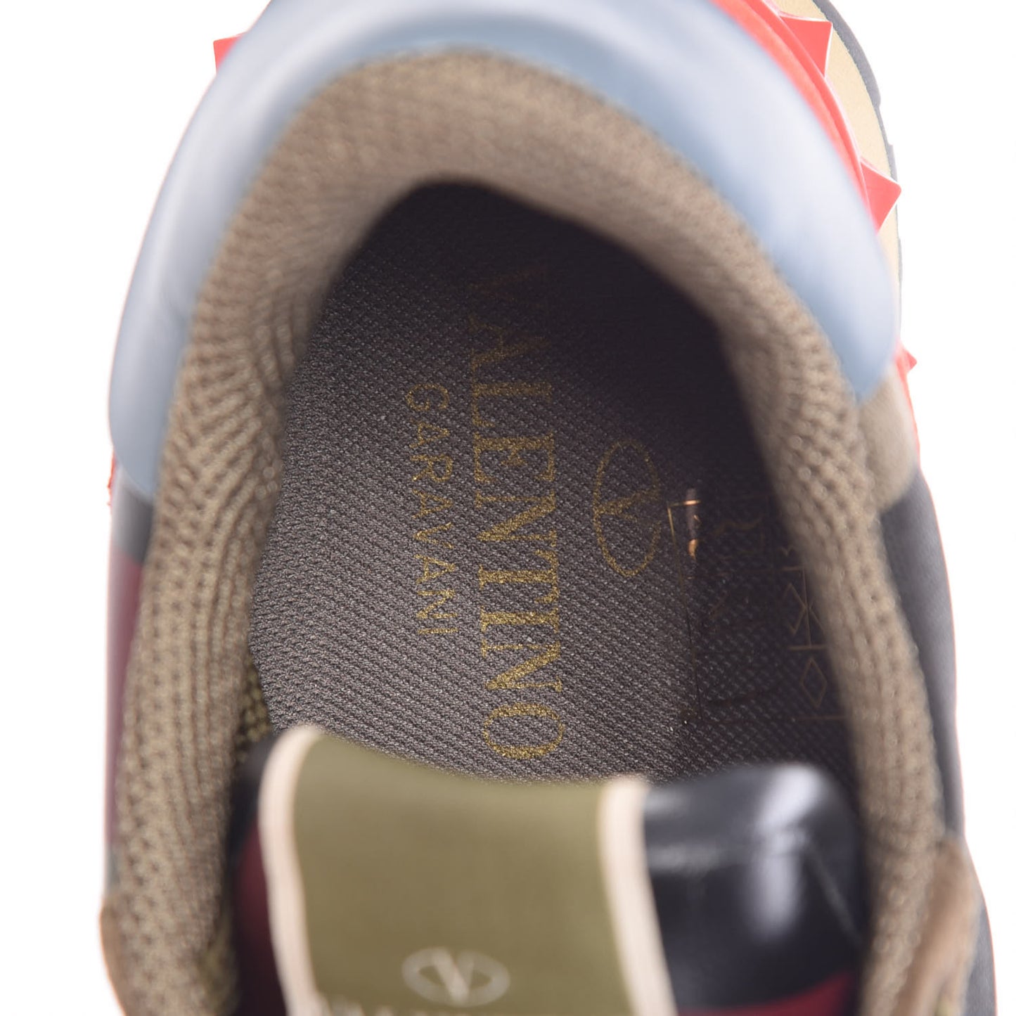 Nappa Suede Camouflage Womens Rockrunner Sneakers 37.5 Multicolor