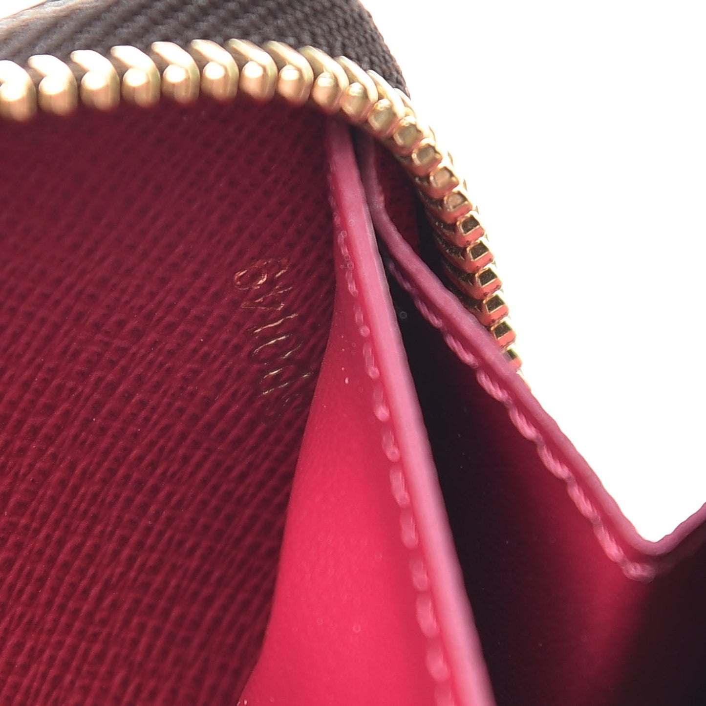 Monogram Clemence Wallet Fuchsia