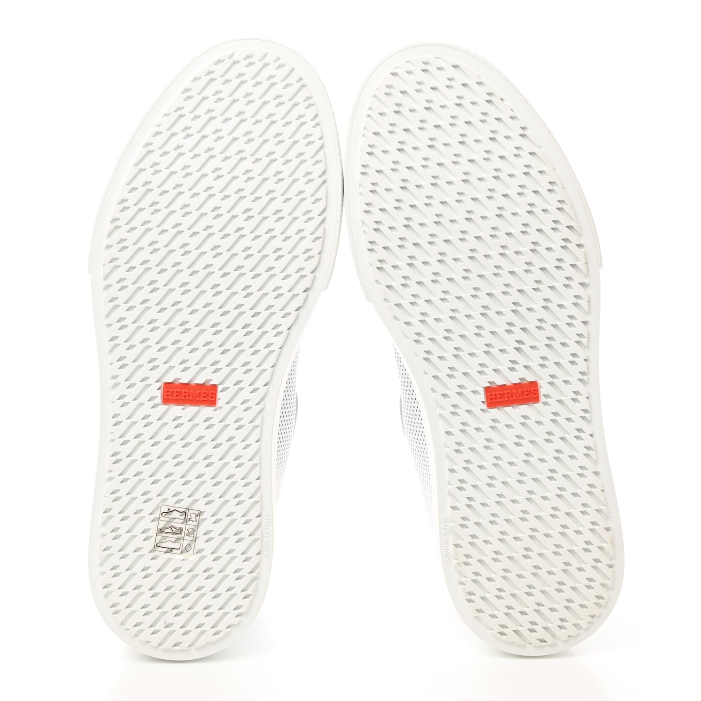 Calfskin Perforated Daydream Sneakers 40 White