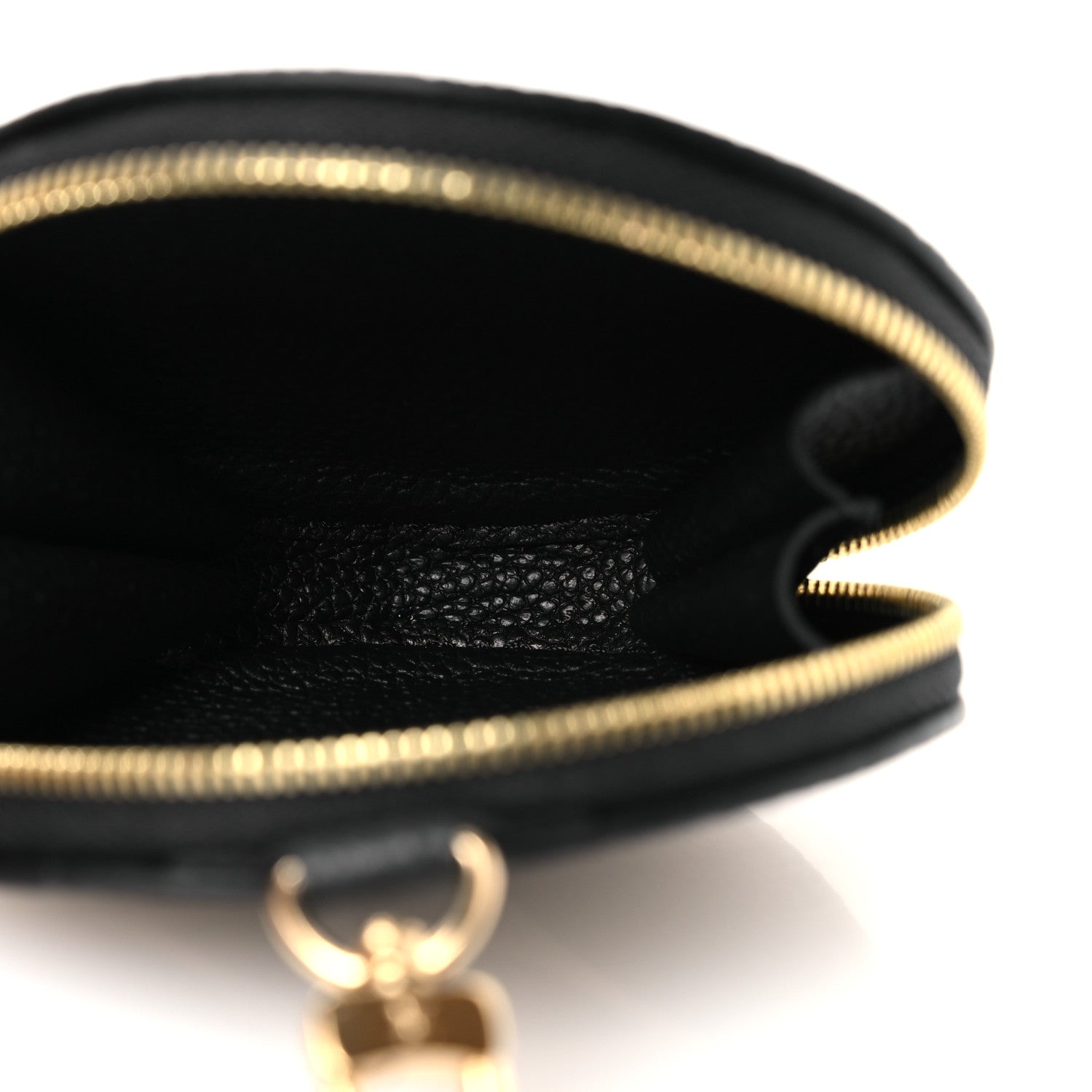 Louis Vuitton Empreinte Monogram Giant Round Coin Purse Black Beige 5 of 6