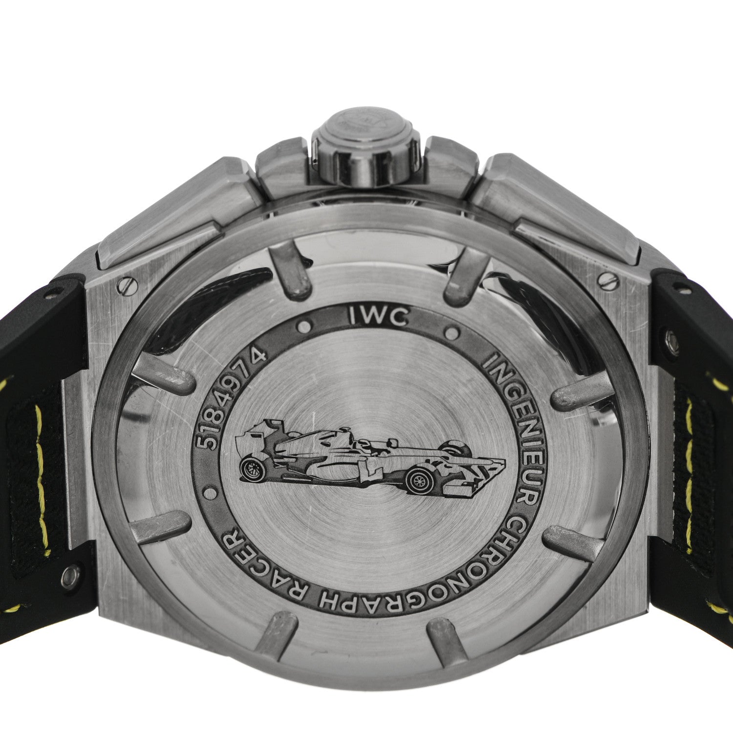 IWC Stainless Steel Fabric 45mm Ingenieur Chronograph Automatic Watch Grey IW378507 4 of 5