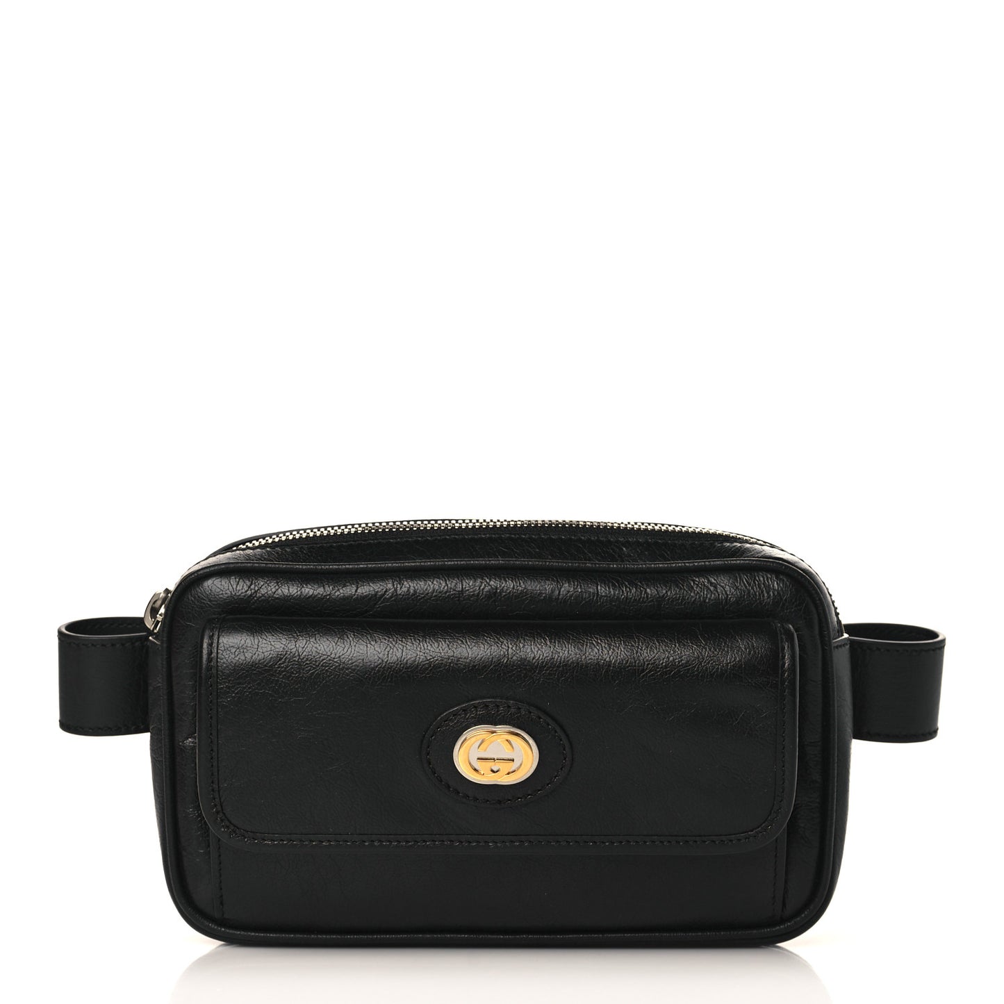 Fluffy Calfskin Morpheus Belt Bag 80 32 Black