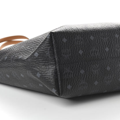 MCM Visetos Medium Anya Shopper Tote Black 7 of 9