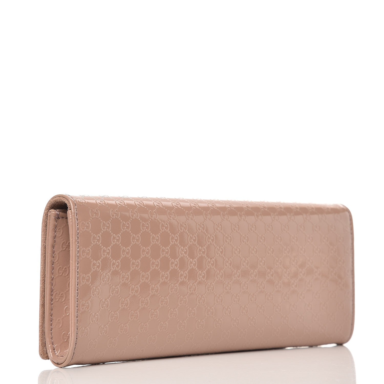 Gucci Patent Microguccissima Small Broadway Clutch Dark Cipria 3 of 7
