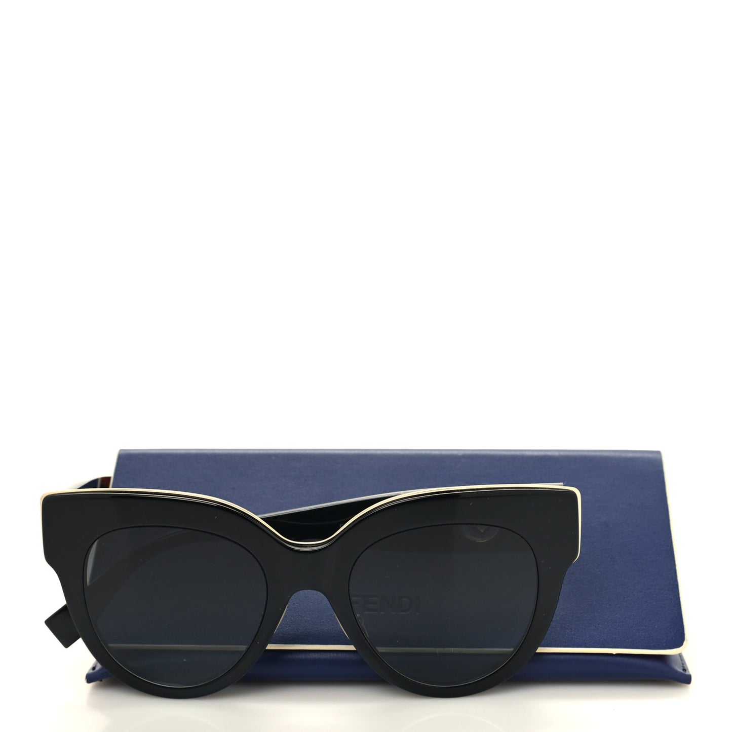 Acetate F is Fendi Cat Eye Sunglasses FF 0360/G/S Black
