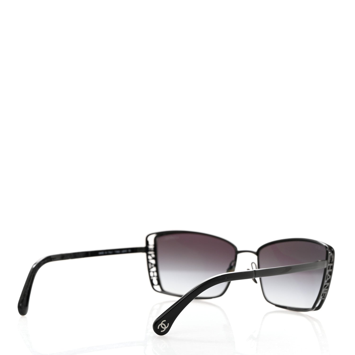 Chanel Metal Logo Sunglasses 71542 Black 4 of 8