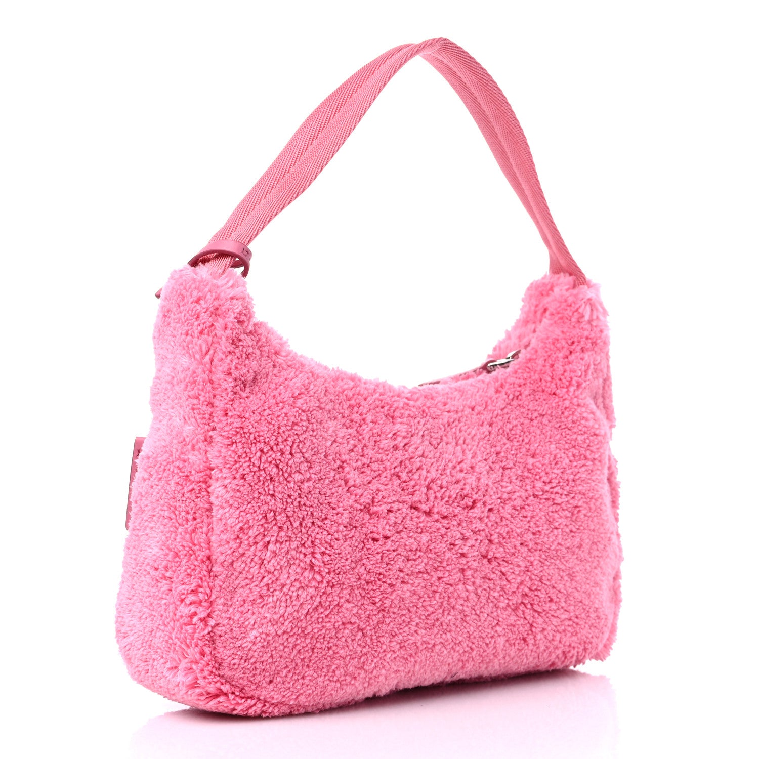 Prada Terry Cloth Mini Re-Edition 2000 Bag Petalo Black 3 of 10