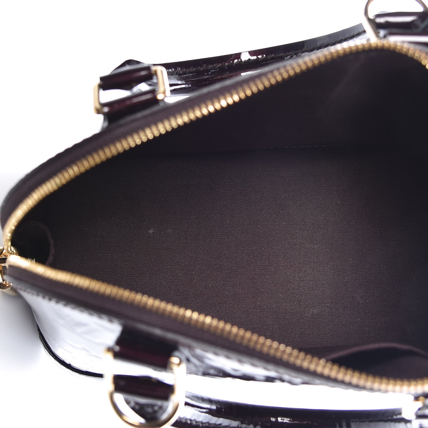 Louis Vuitton Vernis Alma BB Amarante 6 of 11