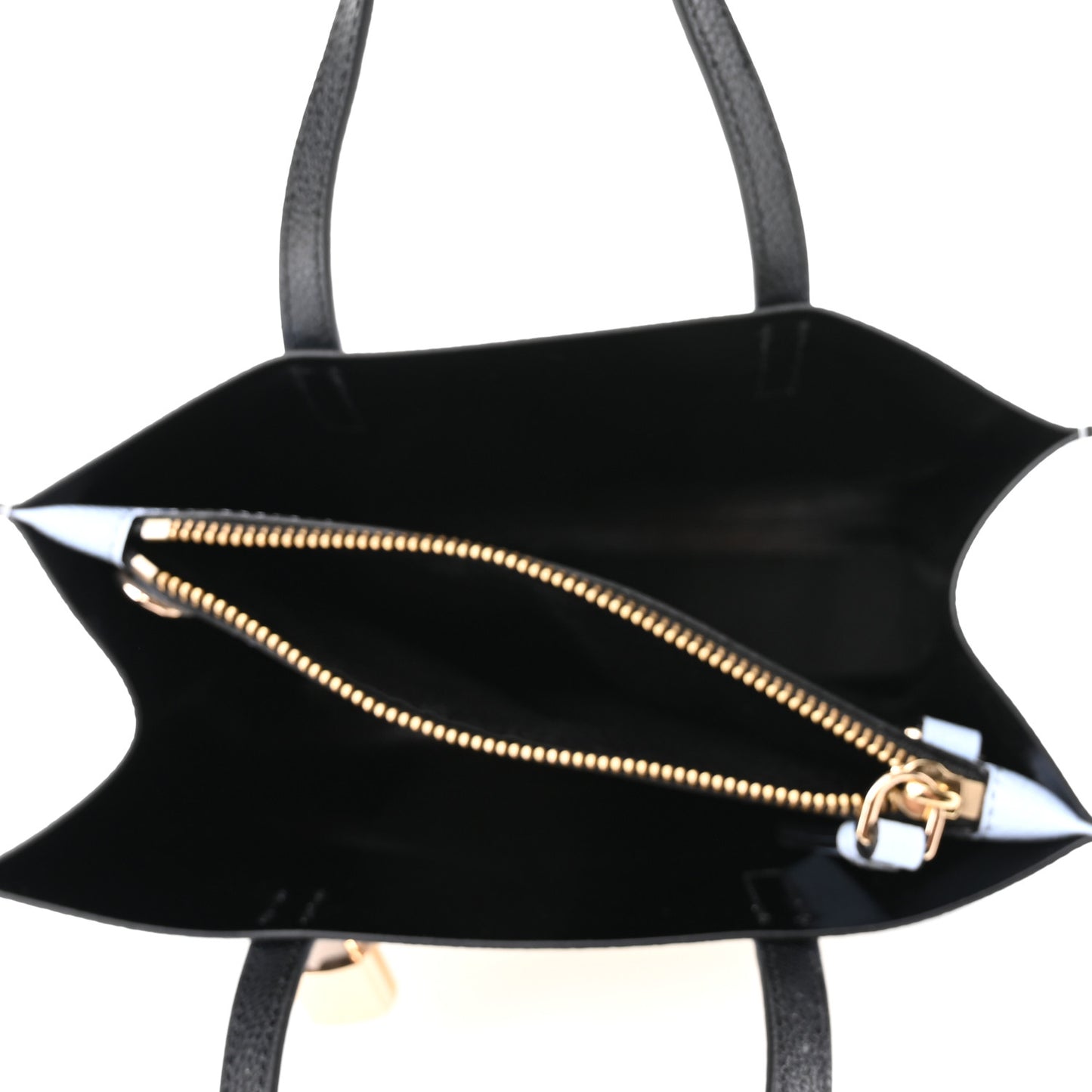Calfskin Mini Grind Tote Bag Blue