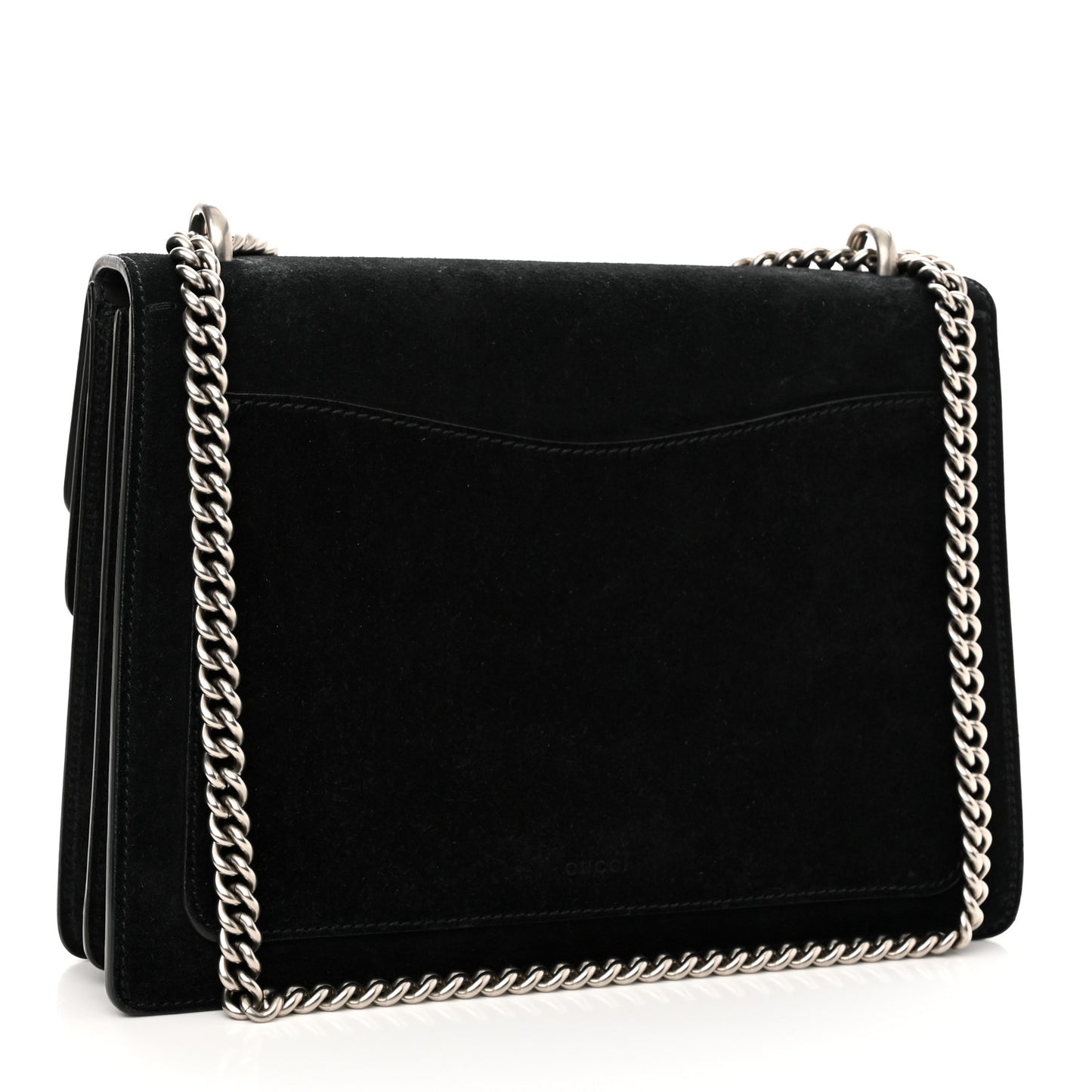 Suede Medium Dionysus Shoulder Bag Black