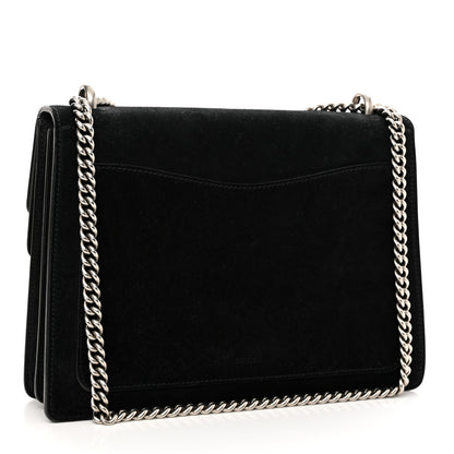 Gucci Suede Medium Dionysus Shoulder Bag Black 3 of 11