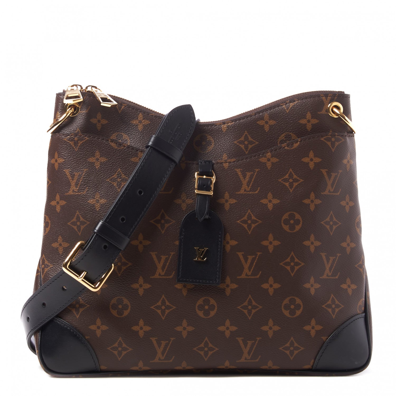 Louis Vuitton Monogram Odeon MM Black 1 of 8