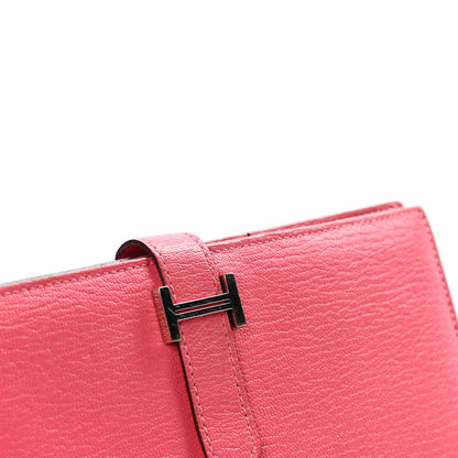 Hermes Chevre Mysore Bearn Gusset Wallet Rose Azalee 13 of 16