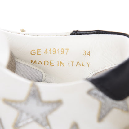 Saint Laurent Nappa Star Court Sneakers 34 Off White 10 of 13