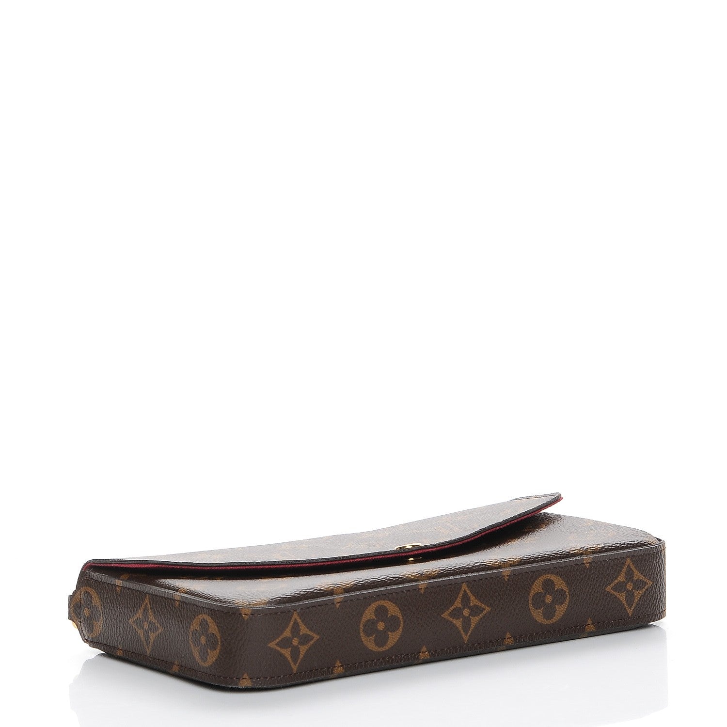 Louis Vuitton Monogram Pochette Felicie Chain Wallet Fuchsia 4 of 8