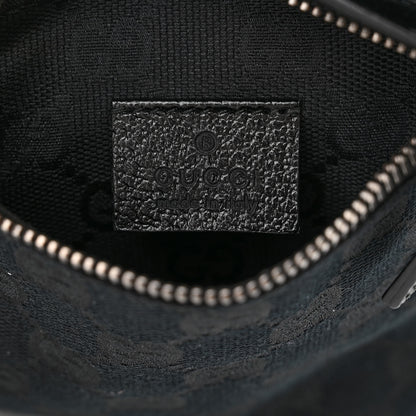 Gucci GG Monogram Web Double Pocket Belt Bag Black 8 of 12