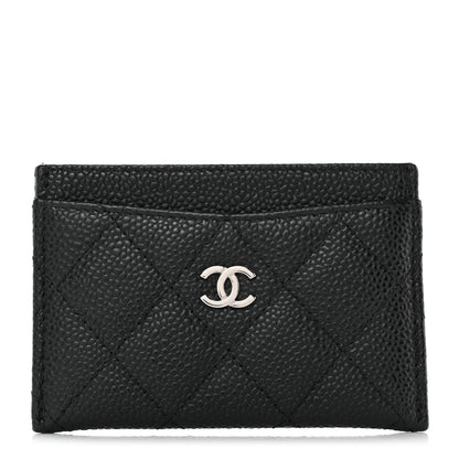 Chanel Caviar Quilted Card Holder Black 1 of 9