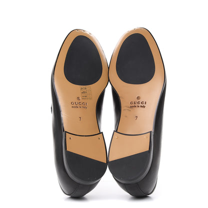 Gucci Calfskin Horsebit Mens Jordaan Loafers 7 Black 5 of 11