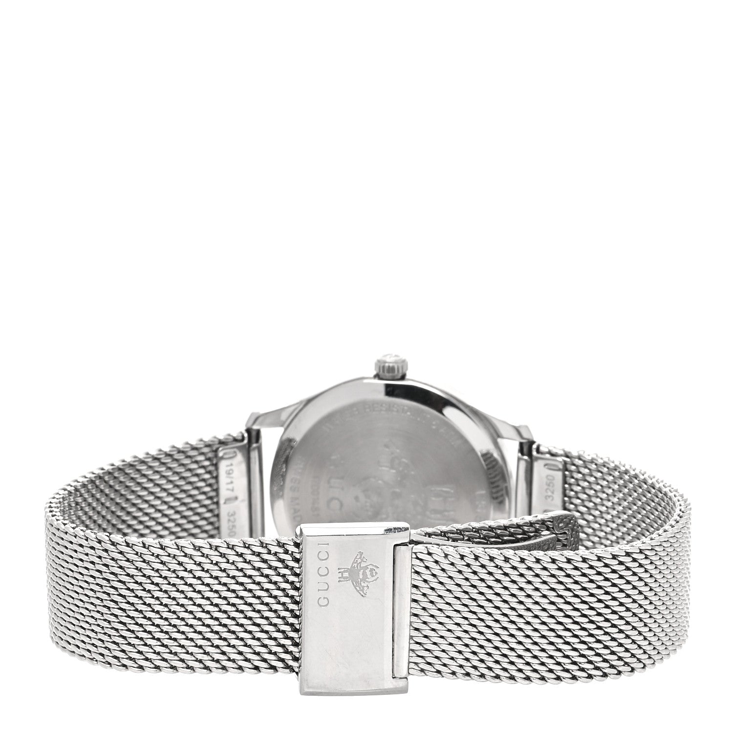 Gucci Stainless Steel Mother of Pearl 29mm G-Timeless Charm Quartz Watch 3 of 4