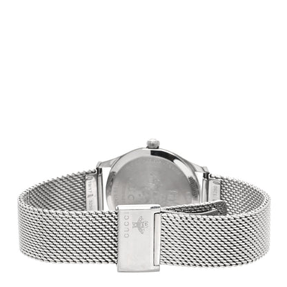 Gucci Stainless Steel Mother of Pearl 29mm G-Timeless Charm Quartz Watch 3 of 4
