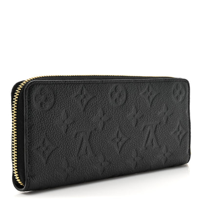 Louis Vuitton Empreinte Clemence Wallet Black 3 of 6