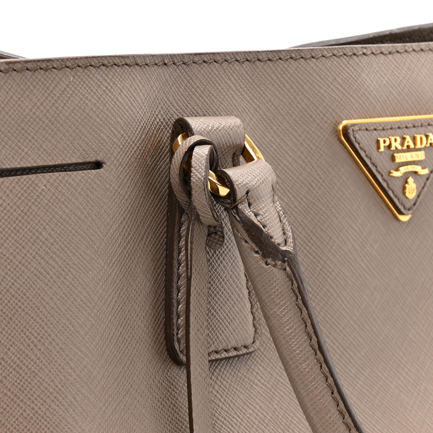 Prada Saffiano Lux Large Tote Argilla 12 of 14