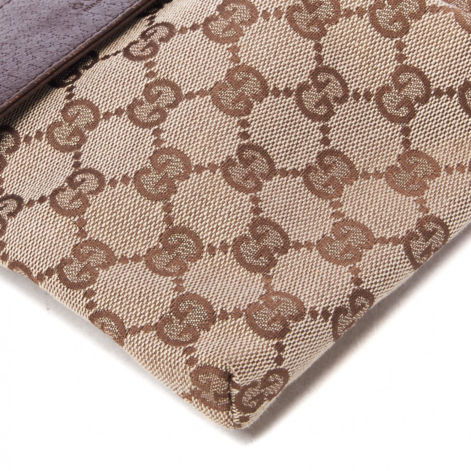 Gucci GG Monogram Web Double Pocket Belt Bag Dark Brown 4 of 7