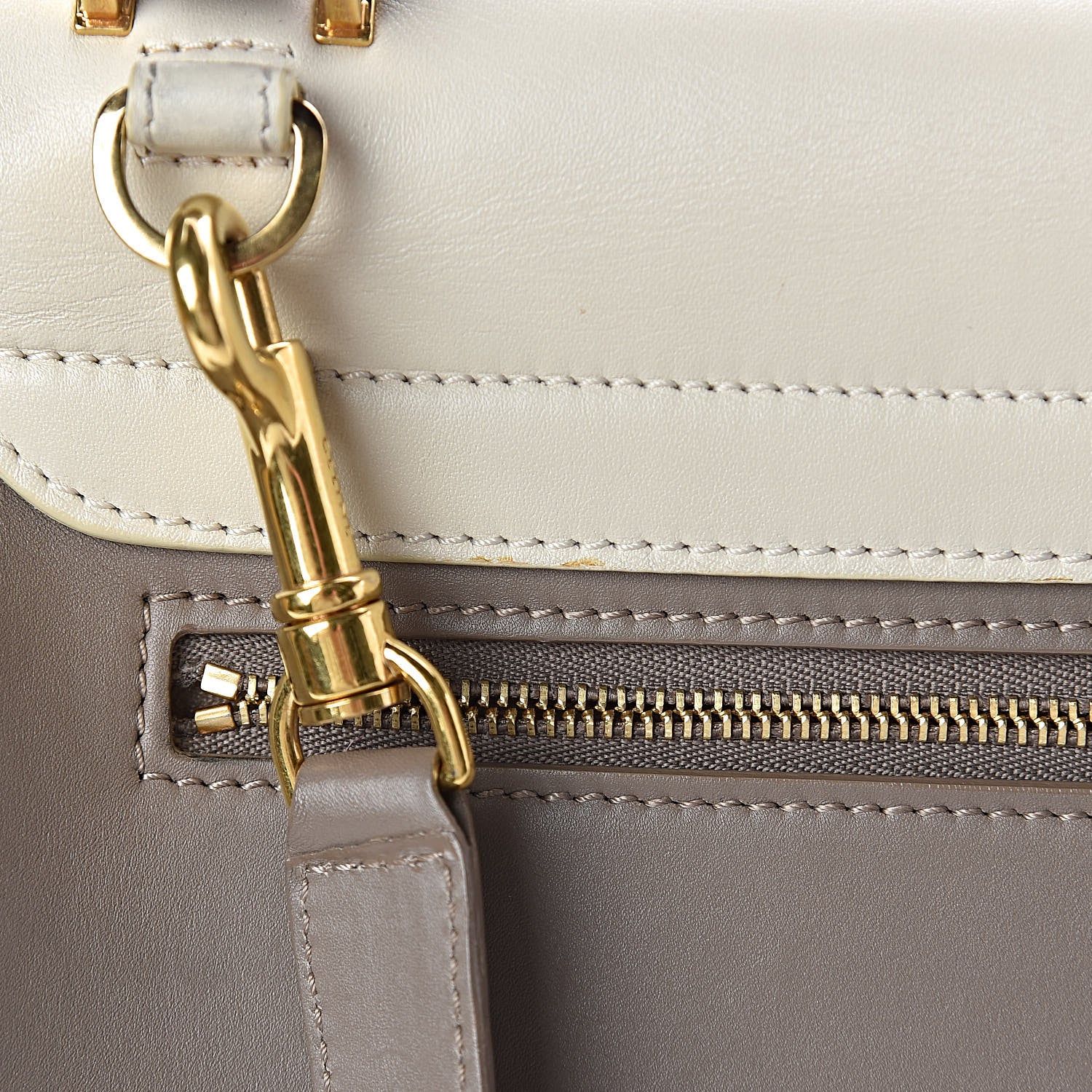Celine Smooth Calfskin Medium Tri-Color Trapeze Butter 8 of 12
