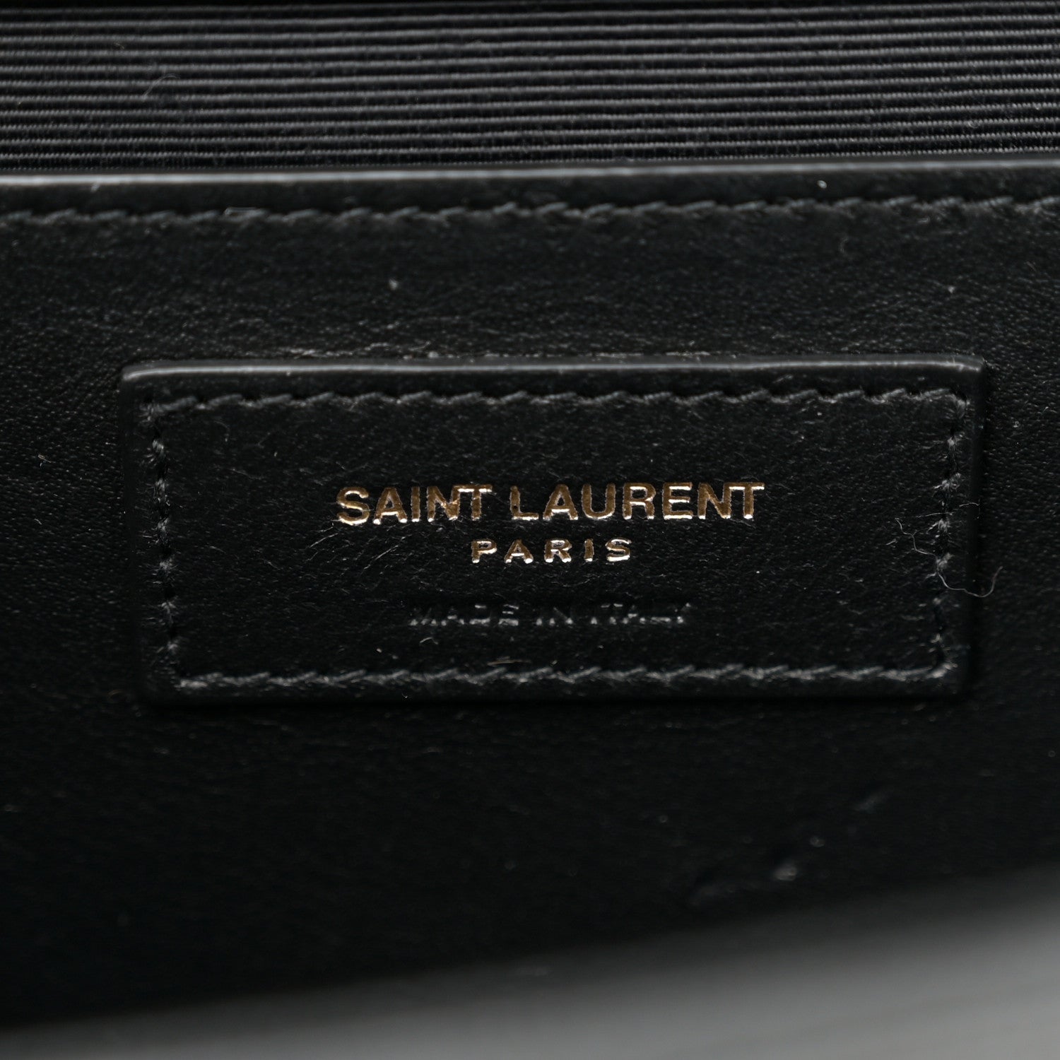 Saint Laurent Grain De Poudre Medium Classic Monogram Kate Satchel Black 6 of 10