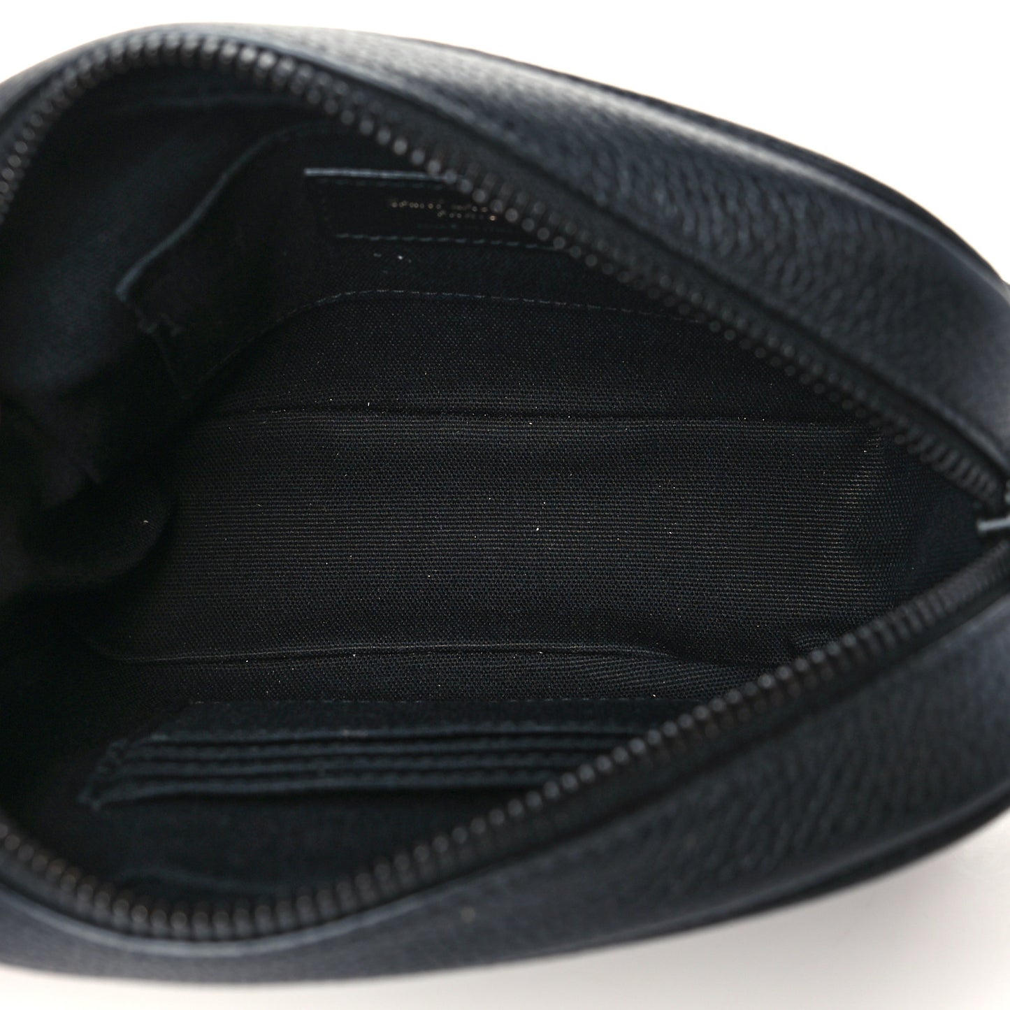 Grained Calfskin Small Camp Camera Bag Black