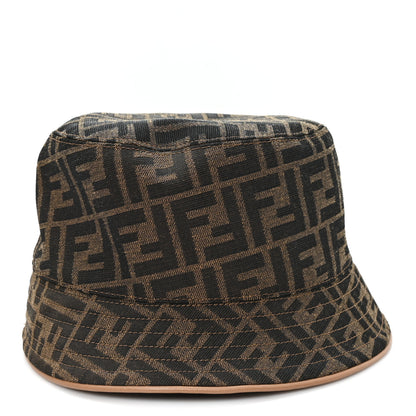 Fendi Technical Fabric FF Reversible Bucket Hat L Tobacco Beige 6 of 10