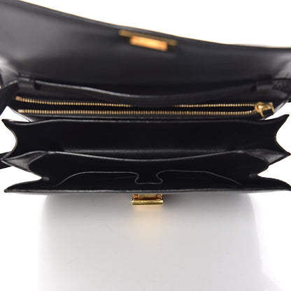 Celine Goatskin Medium Classic Box Flap Bag Black 5 of 17