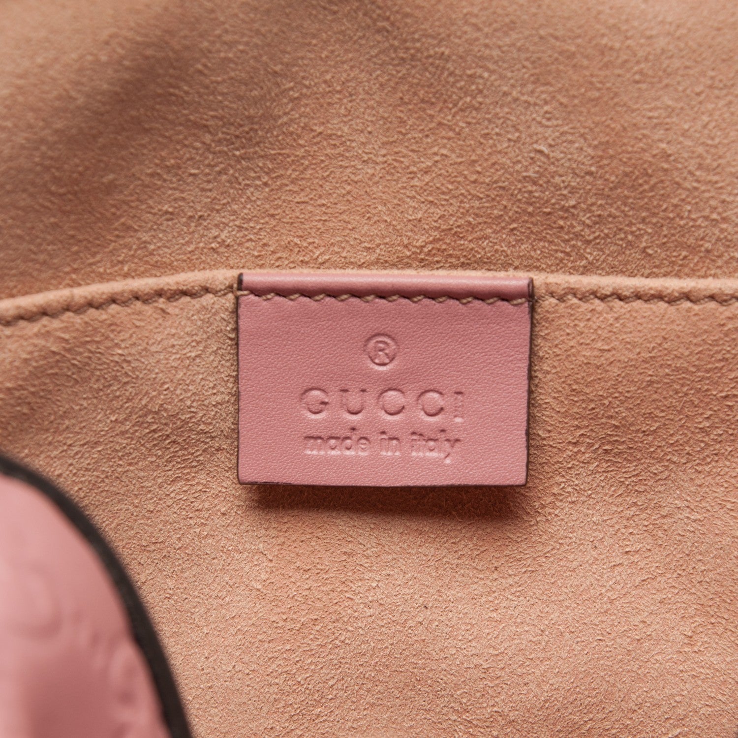 Gucci Guccissima Signature Small Camera Bag Rose Baby Candy 6 of 7