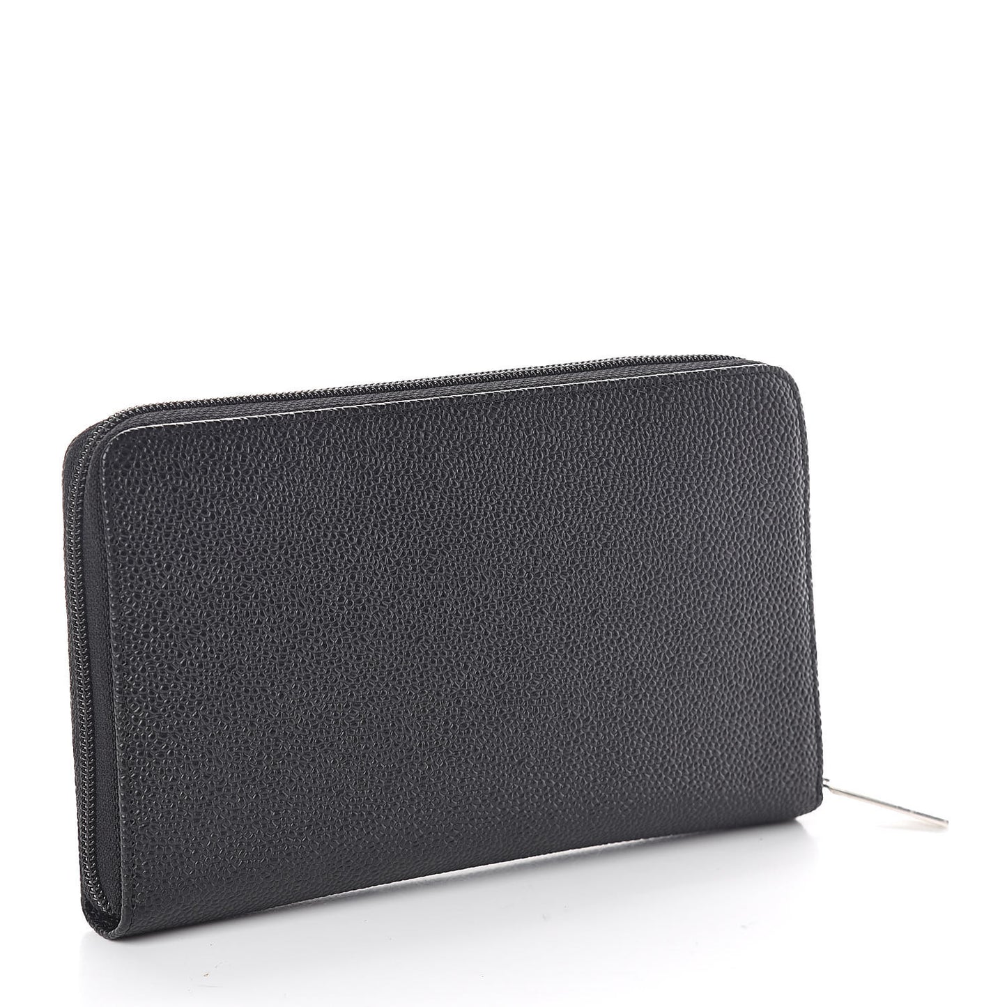 Caviar Timeless Travel Zip Wallet Black