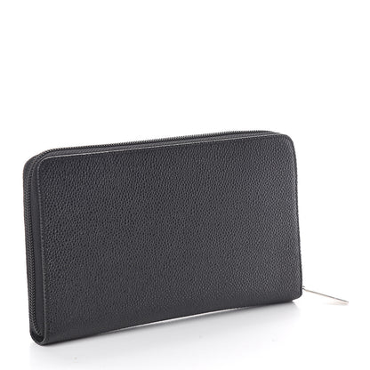 Chanel Caviar Timeless Travel Zip Wallet Black 3 of 6