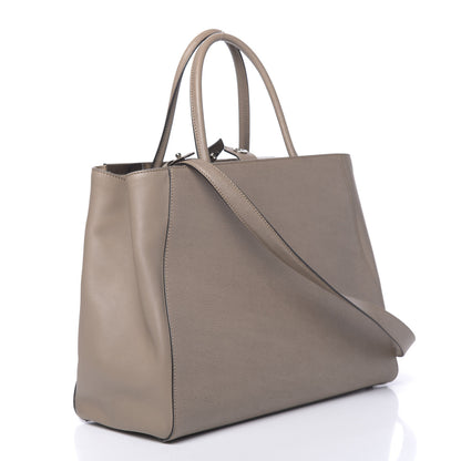 Fendi Vitello Elite Regular 2Jours Tote Tortora 3 of 12