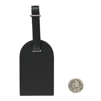 Louis Vuitton Calfskin Luggage Tag Black 2 of 5