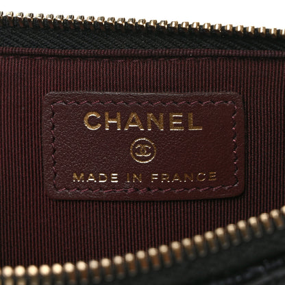 Chanel Caviar Quilted Classic Flat Wallet Pouch Black 6 of 8