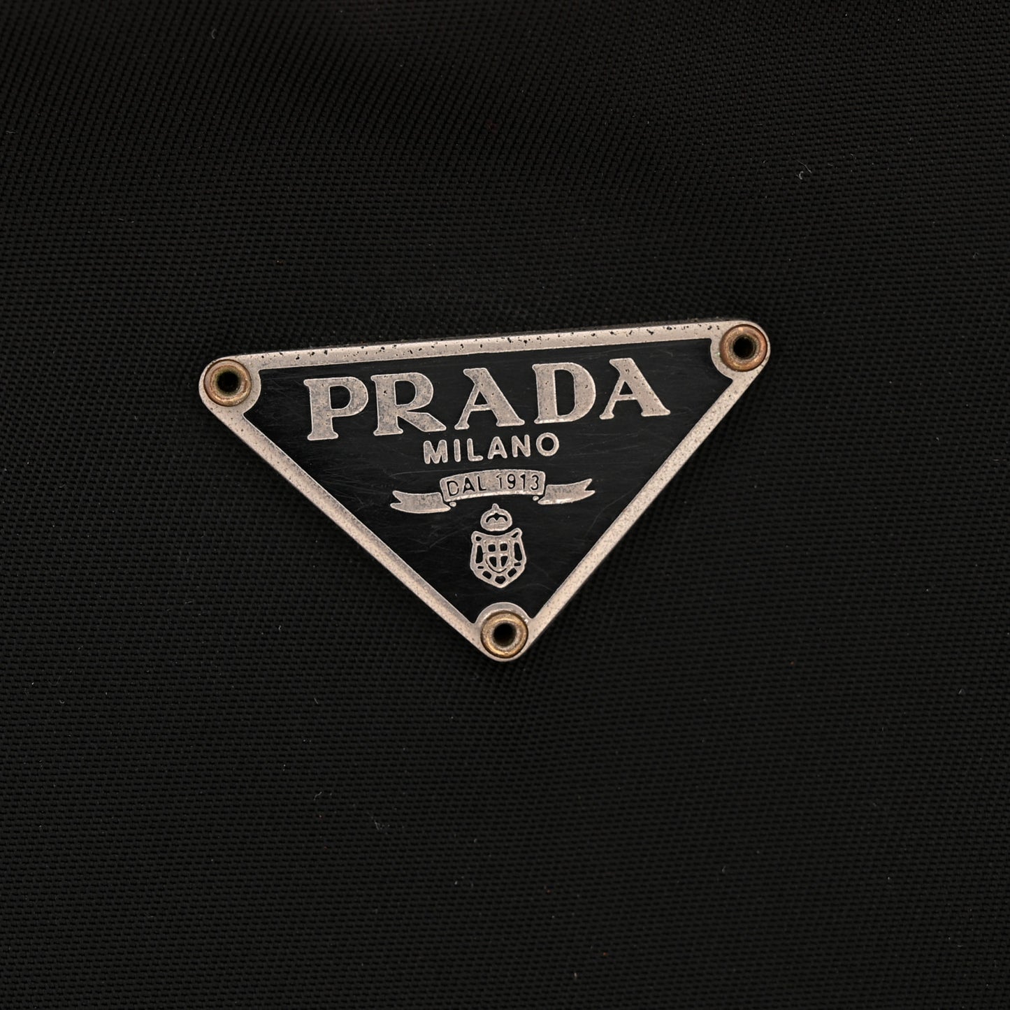 Tessuto Nylon Sport Shoulder Bag Black