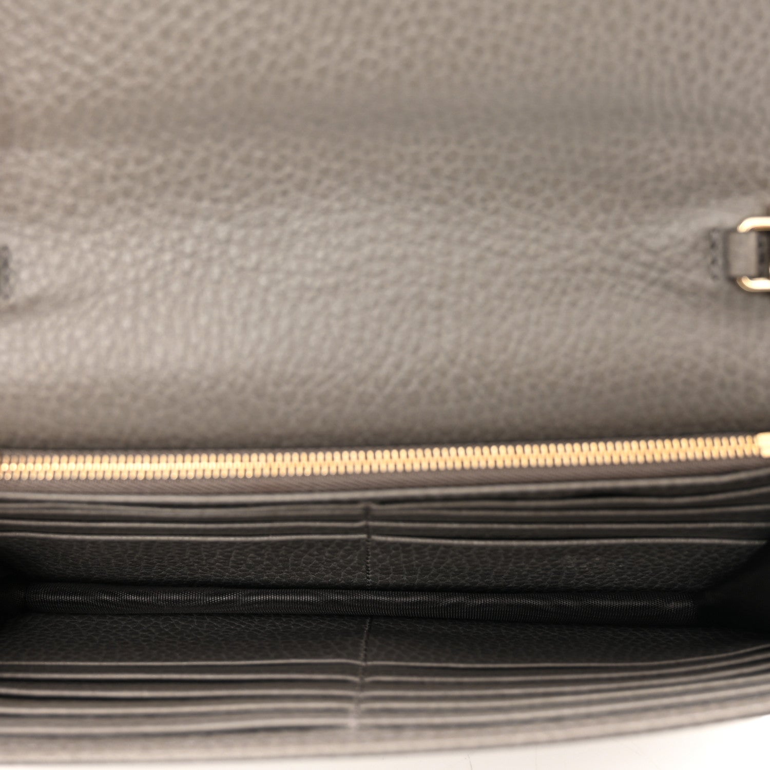 Gucci Dollar Calfskin Interlocking G Chain Wallet Loess 5 of 10