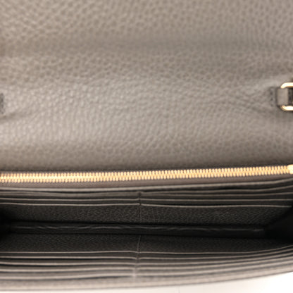 Gucci Dollar Calfskin Interlocking G Chain Wallet Loess 5 of 10