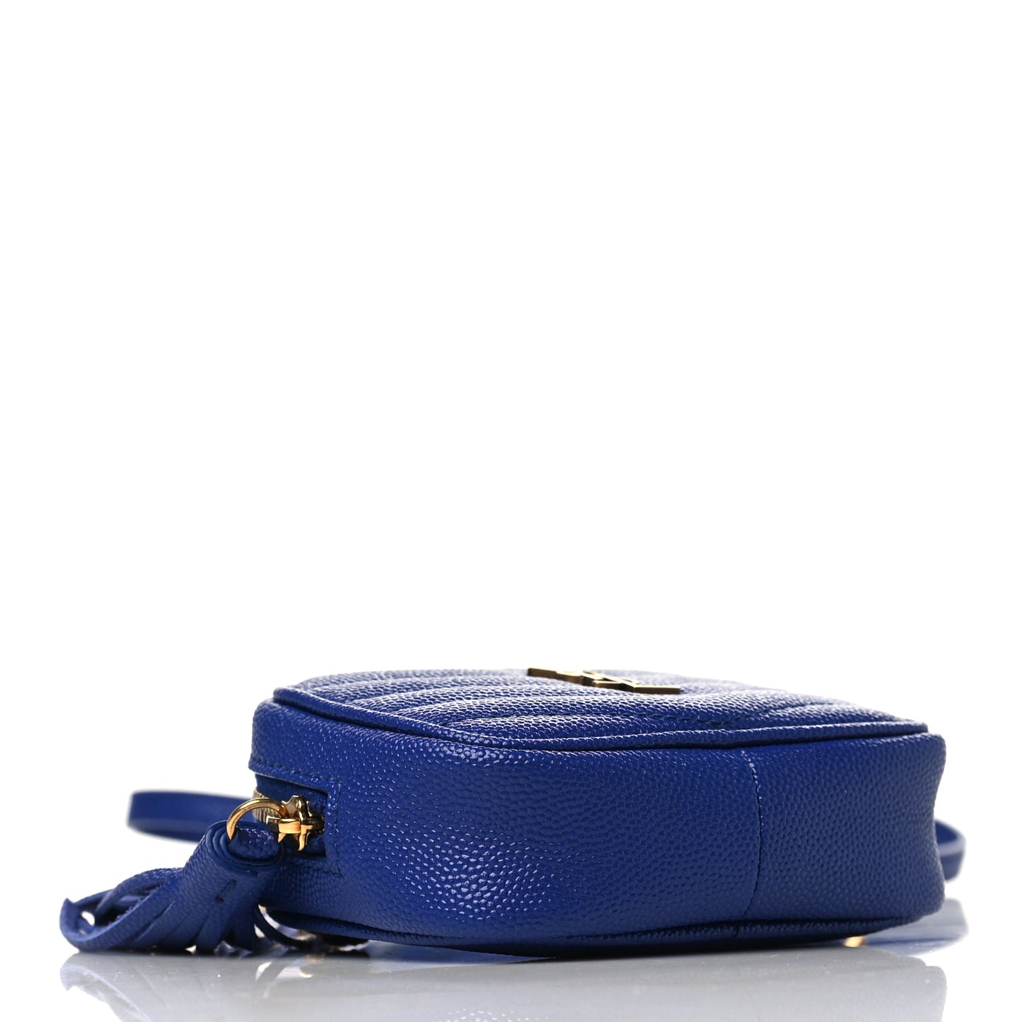Grain De Poudre Matelasse Monogram Baby Lou Camera Bag Sapphire Blue