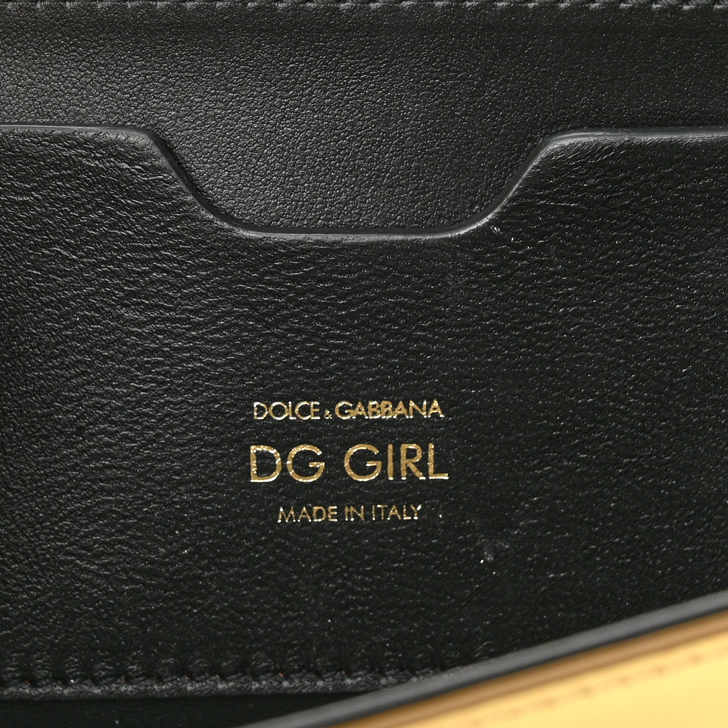 Dolce & Gabbana Metallic Calfskin DG Girls Shoulder Bag Gold 5 of 9