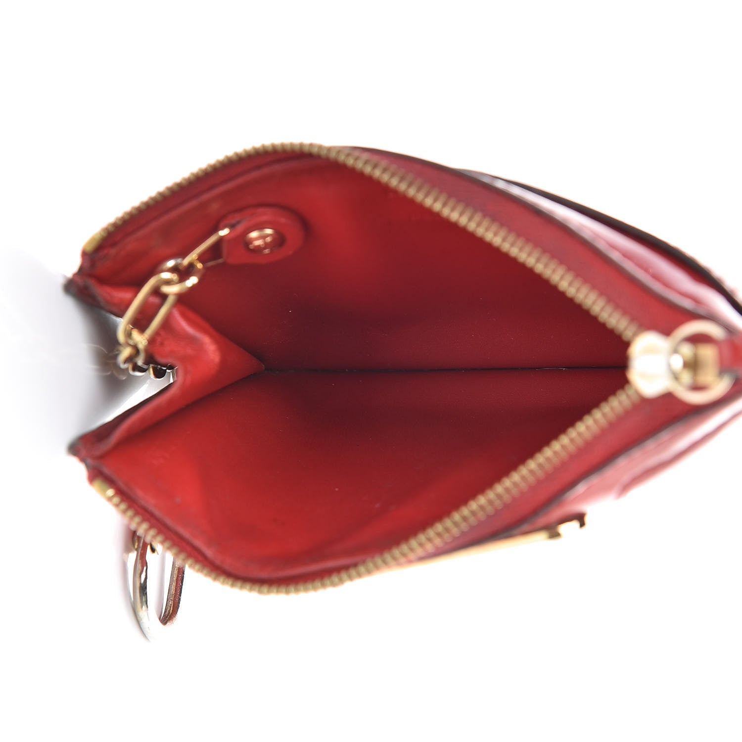Louis Vuitton Vernis Key Pouch Cherry 5 of 12